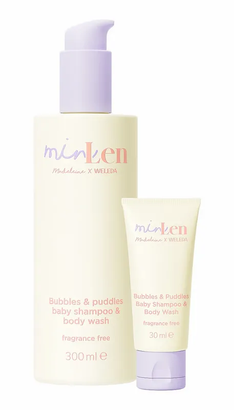 MINLEN Baby Shampoo&Body Wash Bubbl&Puddles (300 ml) Nur Für Kurze Zeit