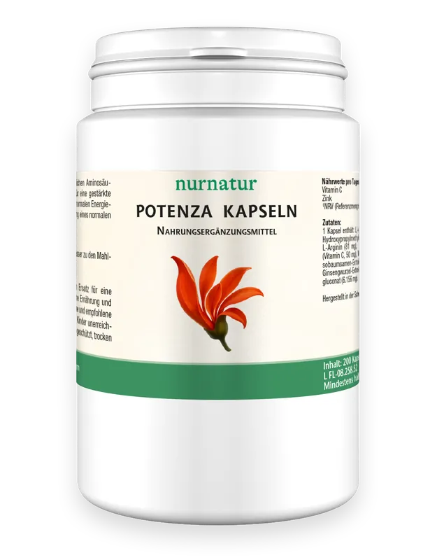 Sofort Bestellen Potenza Kapseln (200 Kapseln)