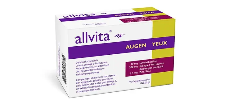 Allvita Augen (90 Kapseln) Preisreduziert