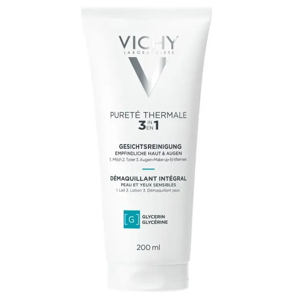 VICHY Pureté Thermale 3 in 1 Gesichtsreinigung (200 ml) Ausverkauf