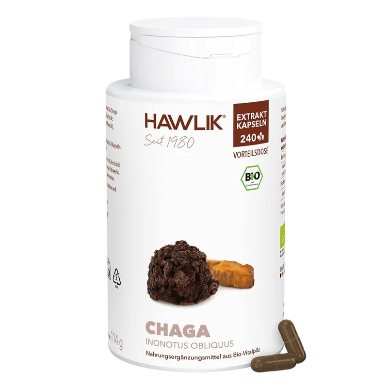 Hawlik Bio Chaga Extrakt (240 Kapseln) Nur Für Kurze Zeit