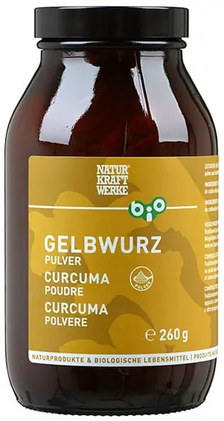 Naturkraftwerke Gelbwurz (Kurkuma) Pulver (260 g) Finale Aktion