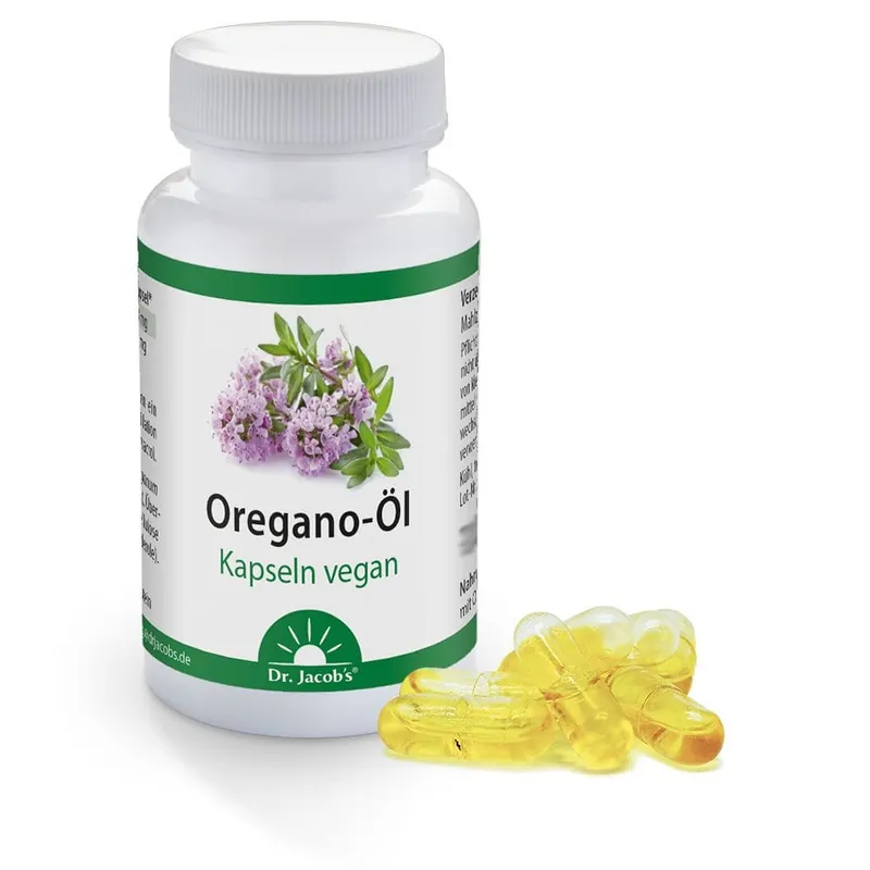 Dr. Jacobs Oregano-Öl Kapseln vegan (60 Kapseln) Sonderaktion