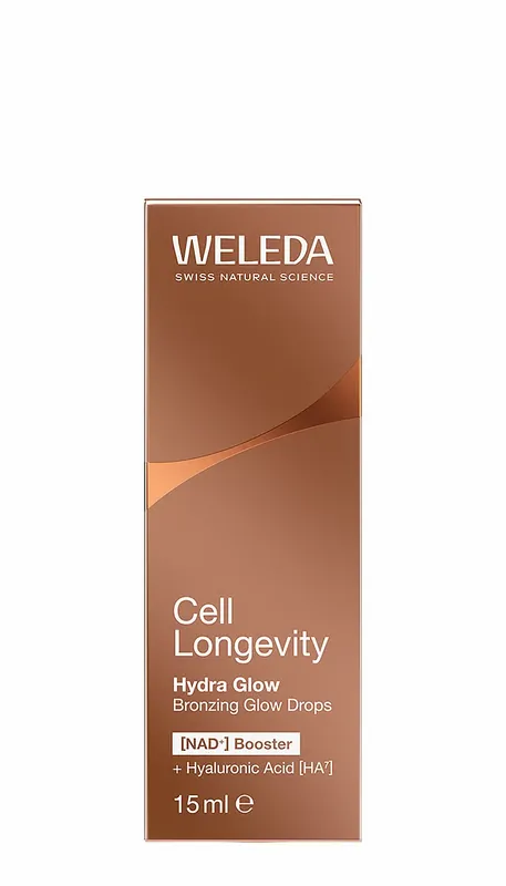 WELEDA CELL LONGEVITY Hydra Glow Bronz Glow Drops (15 ml) Solange Der Vorrat Reicht