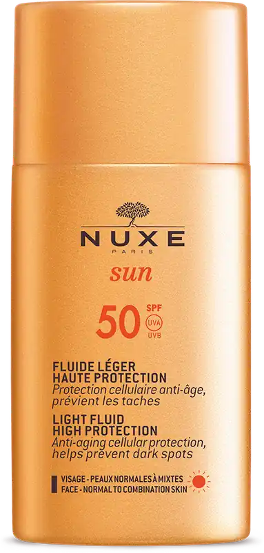 Neue Ware Nuxe Sun leichtes Gesichtsfluid LSF50 (50 ml)