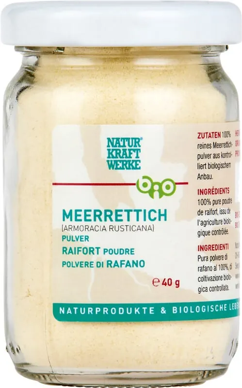 Jetzt Kaufen Naturkraftwerke Meerrettichpulver BIO/kbA (40 gramm)