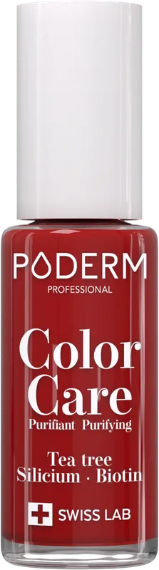 PODERM Nagellack Color Care (253 Allurarot) Versand Am Gleichen Tag