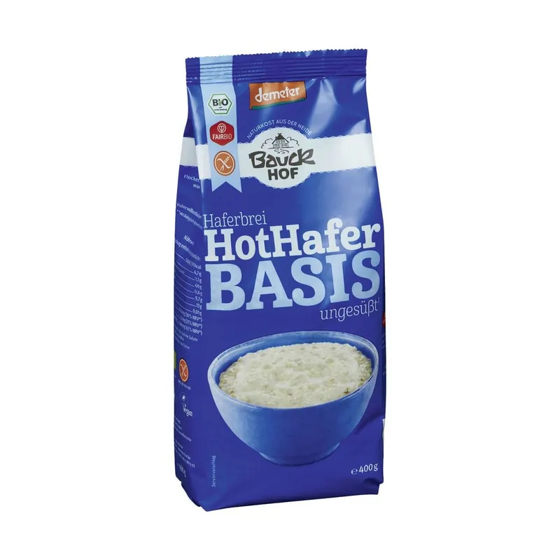 Neuheit Bauckhof Bio Hot Hafer Basis glutenfrei (400 g)