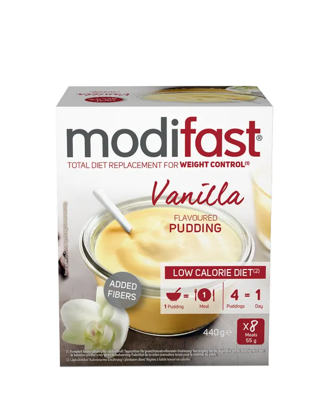 Zertifiziert Modifast Pudding (8 Portionen Vanille)