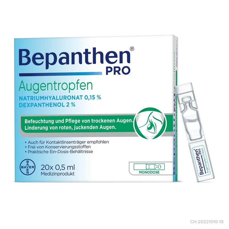 BEPANTHEN PRO Augentropfen (20 Monodosen) Aktuell