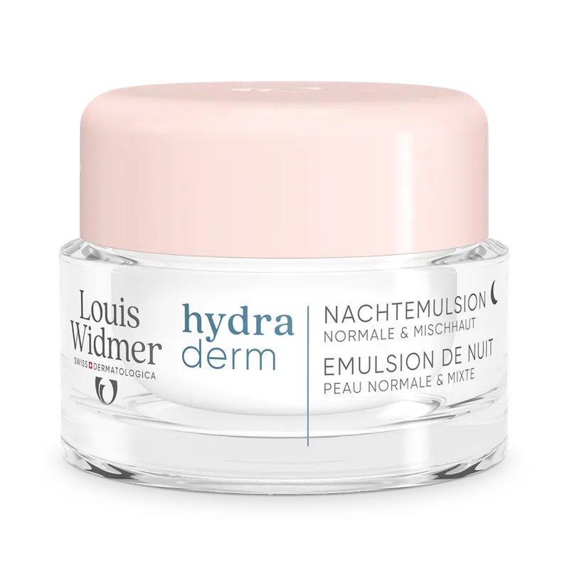 WIDMER Hydraderm Nachtemulsion (50 ml mit Parfum) Echt
