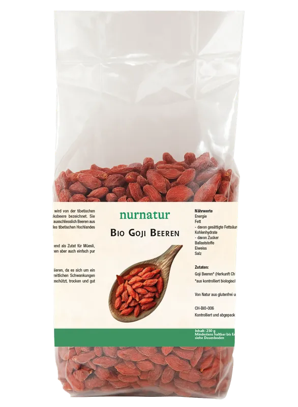 Begrenztes Angebot Bio Goji Beeren (250 g)