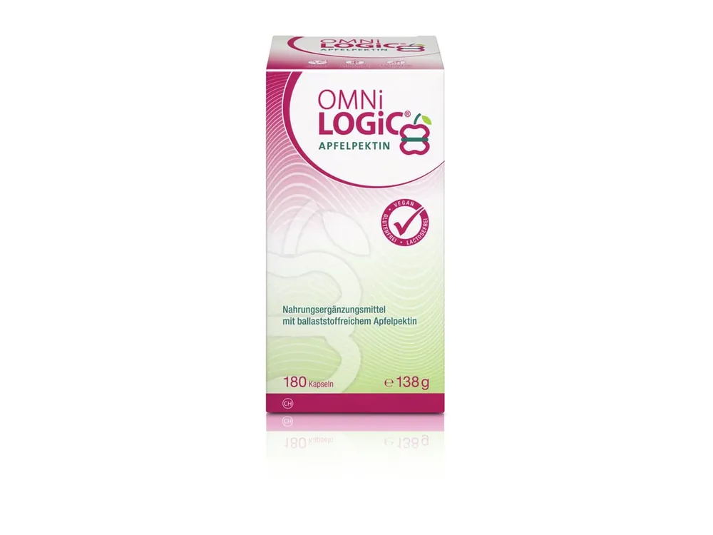 Omni-Logic Apfelpektin (180 Kapseln) Neu Im Sortiment