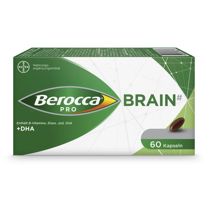 Echt Berocca Pro Brain (60 Kapseln)
