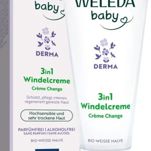 Weleda Derma 3in1 Windelcreme Weisse Malve (50 ml) Zertifiziert