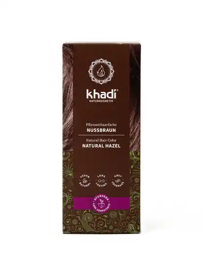 Khadi Pflanzenhaarfarbe Nussbraun (100 Gramm) Garantierte Lieferung