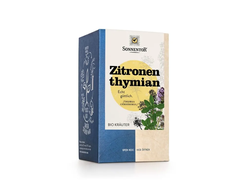 Meistverkauft Sonnentor Zitronenthymian Tee Beutel BIO (18 Btl.)