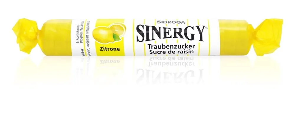 Schneller Versand SINERGY Traubenzucker 40 g (Zitrone)