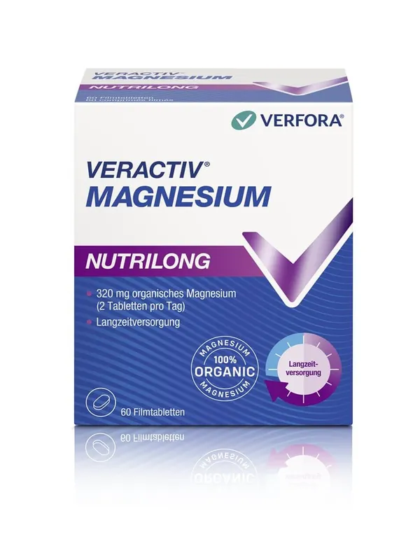 Veractiv Magnesium Nutrilong (60 Filmtabletten) Preis Gesenkt