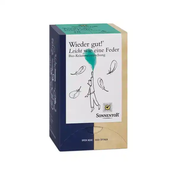 Sonnentor Wg Leicht wie eine Feder Tee (Spenderkarton a 18Btl) Sonderaktion