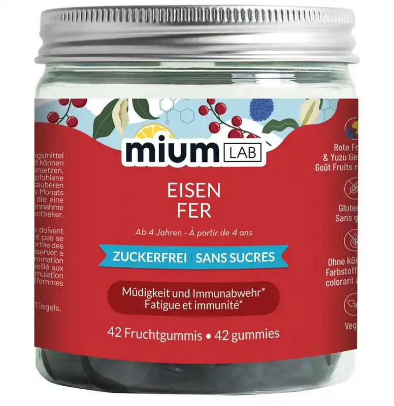 Aktuell MiumLAB Fruchtgummies Eisen (42 Stk.)