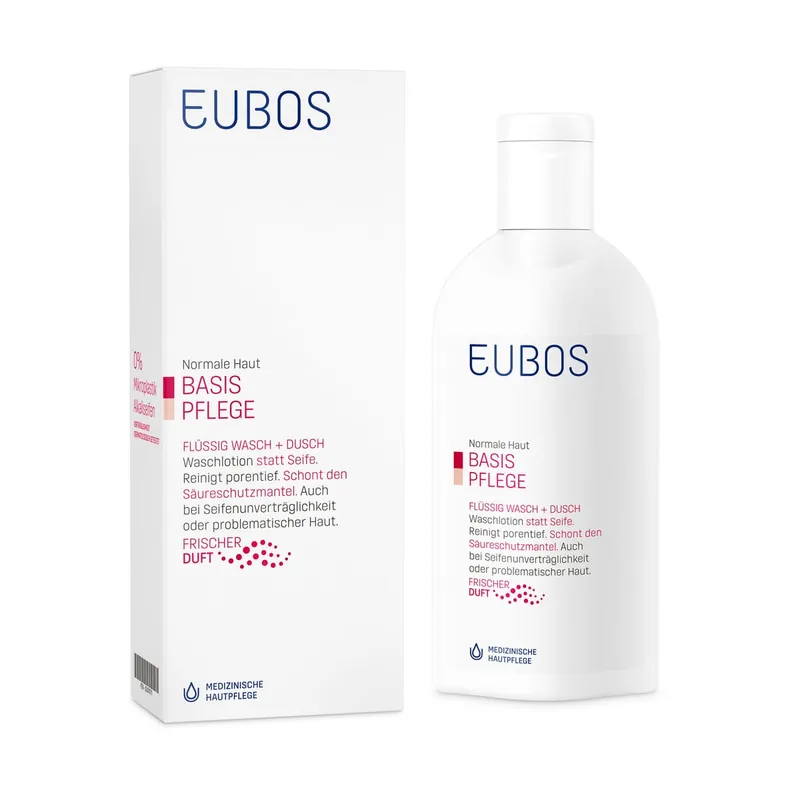 Eubos Flüssig Wasch + Dusch parfümiert (200 ml) Schneller Versand