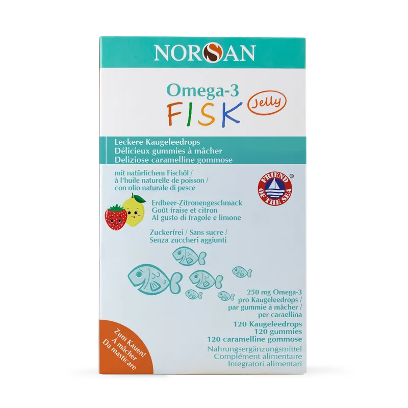 Norsan Omega-3 FISK Jelly (120 Stück) Schnäppchen