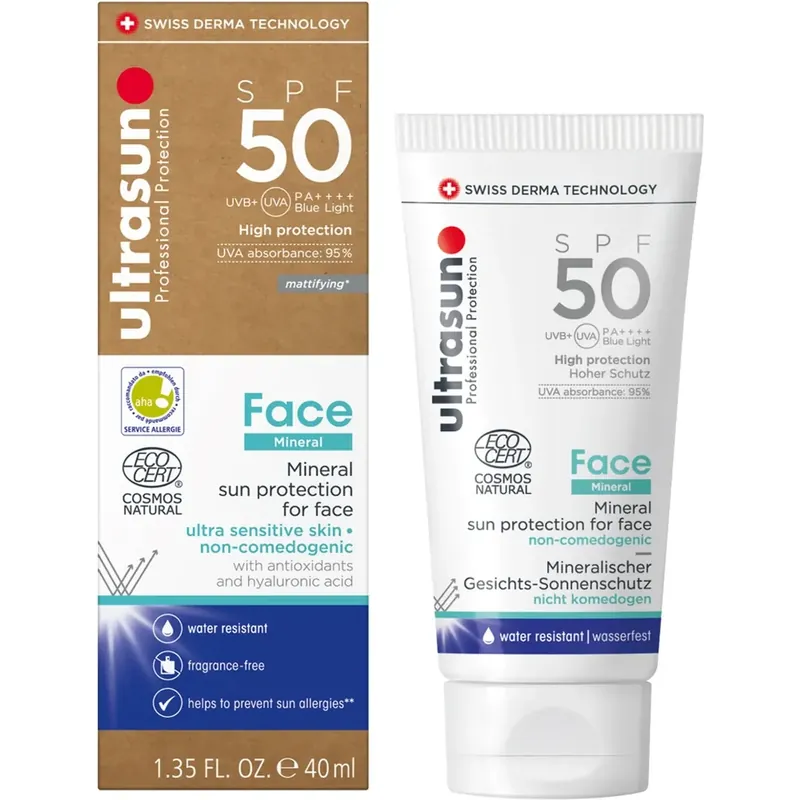 Ultrasun Mineral Face SPF50 (40 ml) Sonderangebot