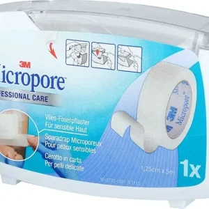 Top-Angebot 3M Micropore Vlies mit Disp (12.5mm x 5m weiss)