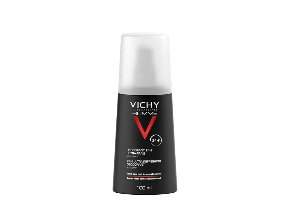 VICHY Homme Deodorant Ultra-Frisch 24h (100 ml) Neu