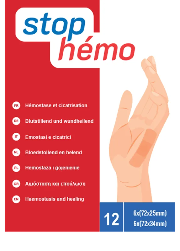 Stop Hemo Blutstillendes Pflaster (12 Pflaster ass.) Schnäppchen