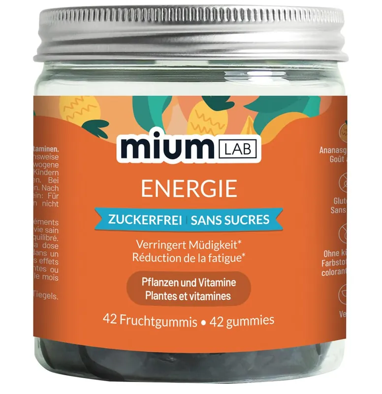 MiumLAB Fruchtgummies Energie (42 Stk.) Saisonangebot
