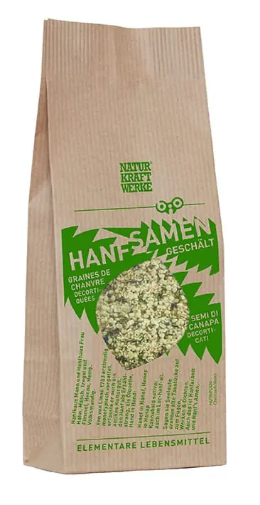 Naturkraftwerke Hanfsamen geschält Bio (200 Gramm) Wochenendangebot