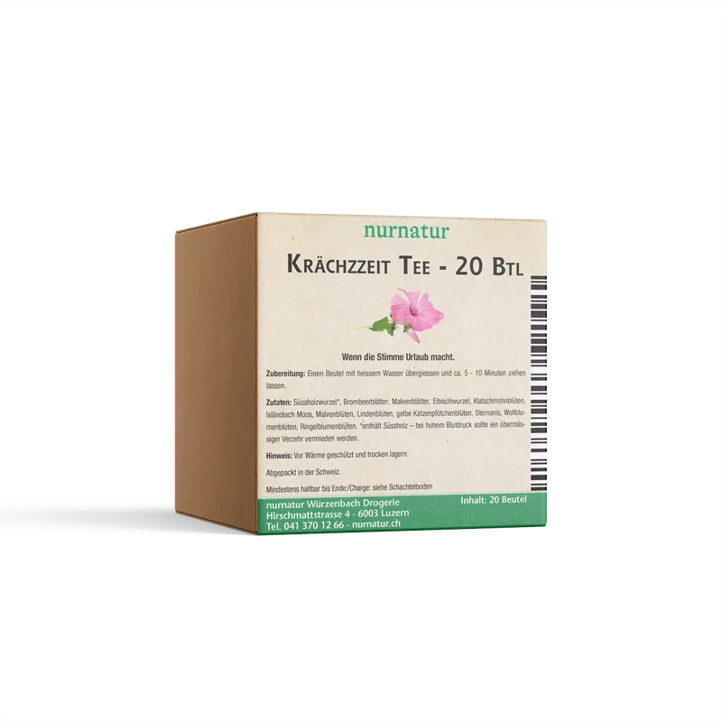 Krächzzeit Tee (20 Beutel) Markenware