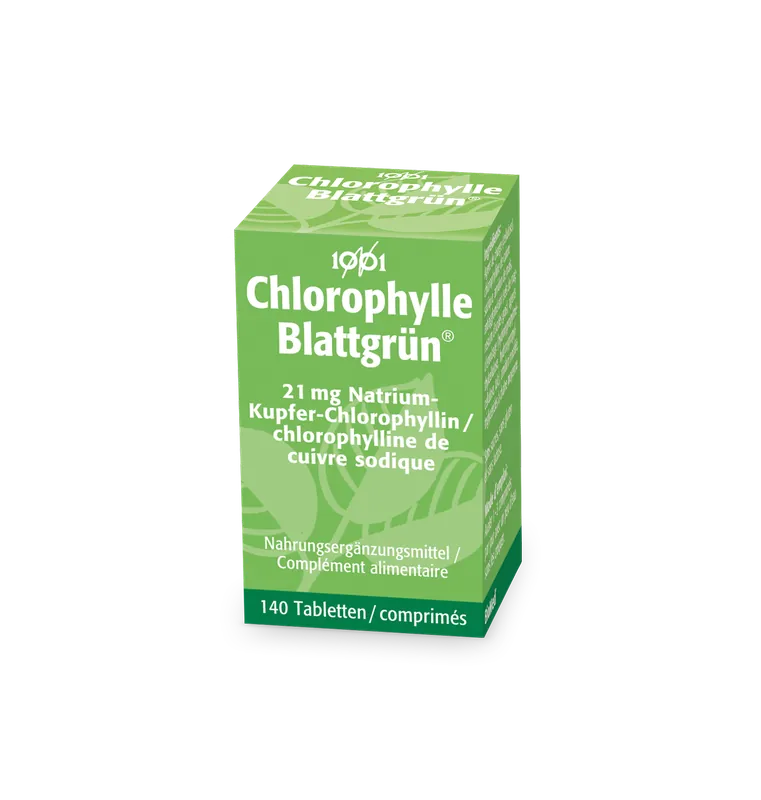 Blattgrün 1001 Tabletten (140 Tabletten) Geprüft