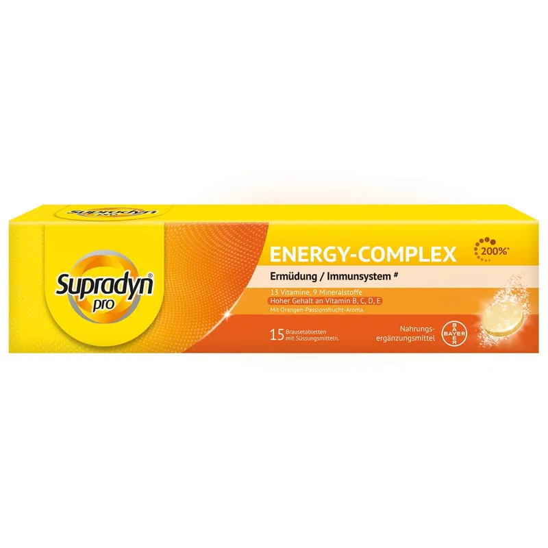 Supradyn pro energy-complex Brausetabletten (15 Brausetabletten) Knallerangebot
