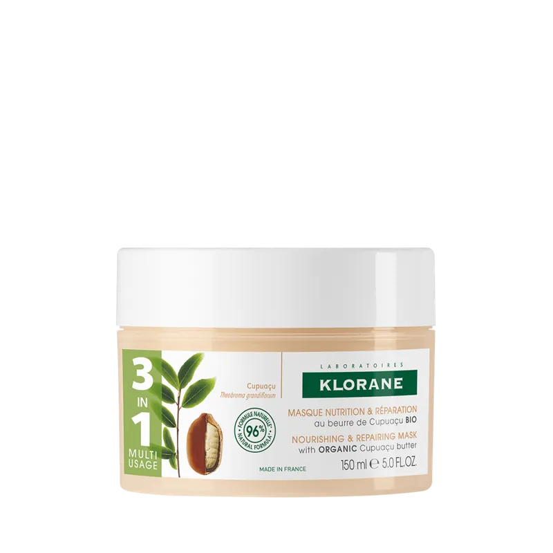 Klorane Repair-Maske mit Bio-Cupuaçu-Butter (150 ml) Sichere Zahlung