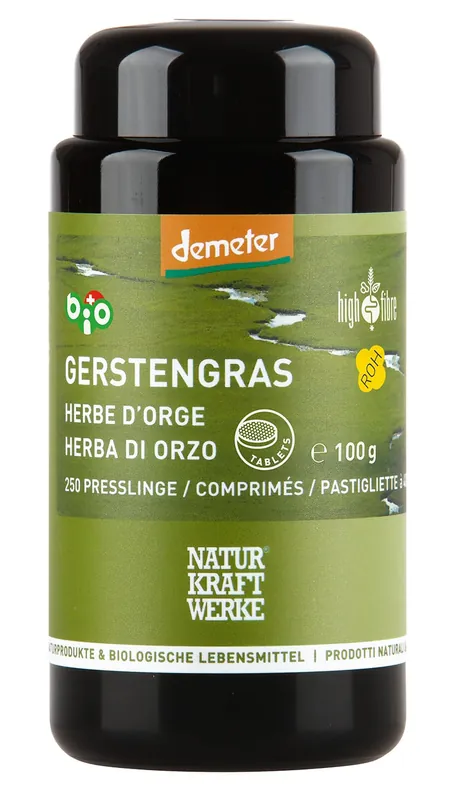 Naturkraftwerke Gerstengras CH Demeter (250 Presslinge) Aktuell