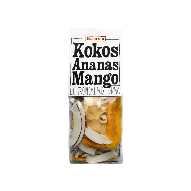 Mahler & Co. Bio Tropical Mix Ananas Mango Kokos (125 g) Sonderaktion