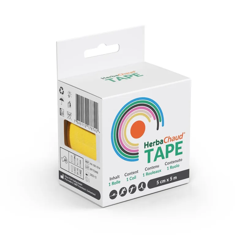 HerbaChaud Tape (Tape 5cmx5m gelb) Preisknaller