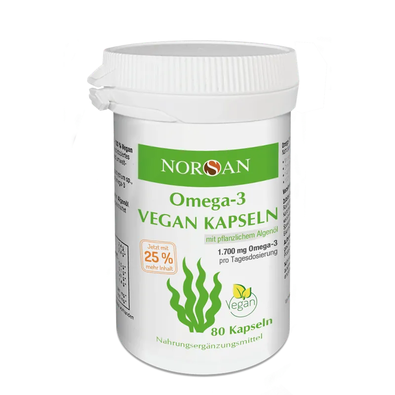 Nur Für Kurze Zeit Norsan Omega-3 Veganöl-Kapseln (80 Kapseln)