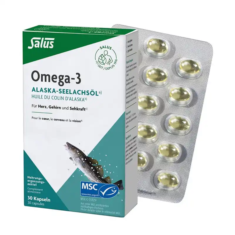 Abverkauf Salus Omega-3 Kompakt Kapseln (30 Kapseln)