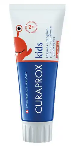 Curaprox Kinderzahnpasta Erdbeere ohne Fluorid (60 ml) Angebot