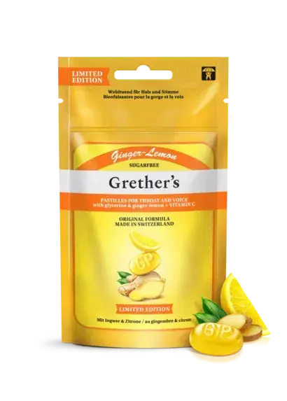 Grethers Ginger Lemon Vitamin C Past o Z (75 Gramm) Heißes Angebot