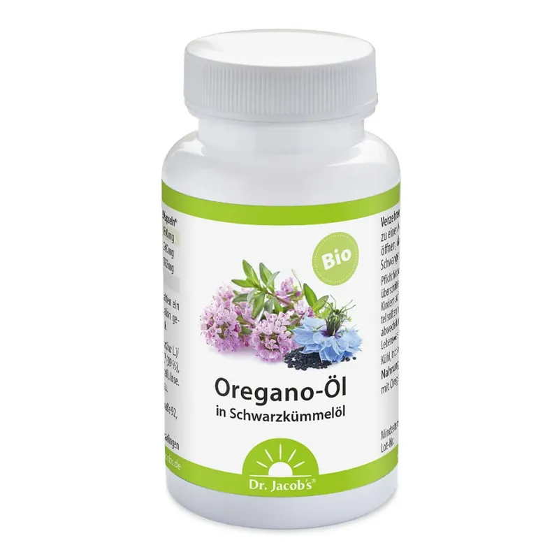 DR. JACOB‘S Oregano-Öl Kaps Bio vegan (60 Kapseln) Neu Im Sortiment