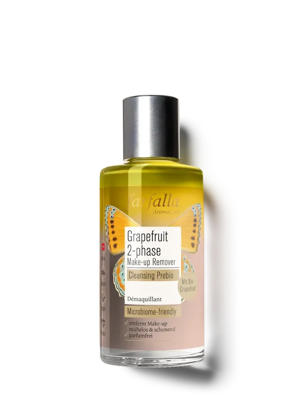 Solange Der Vorrat Reicht FARFALLA Make-up Remover 2-Phase Grapefruit (60 ml)