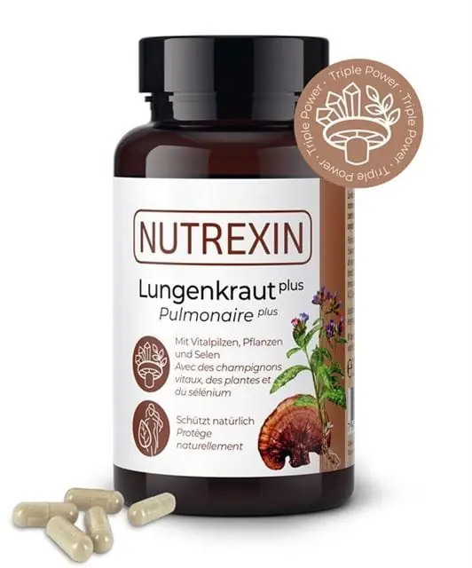 Direkt Vom Hersteller Nutrexin Lungenkraut plus Kaps (60 Kapseln)