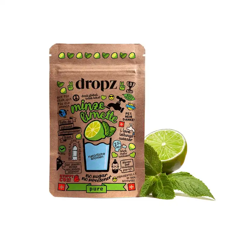 dropz Pure - Minze Limette (20 Dropz) Mega-Angebot