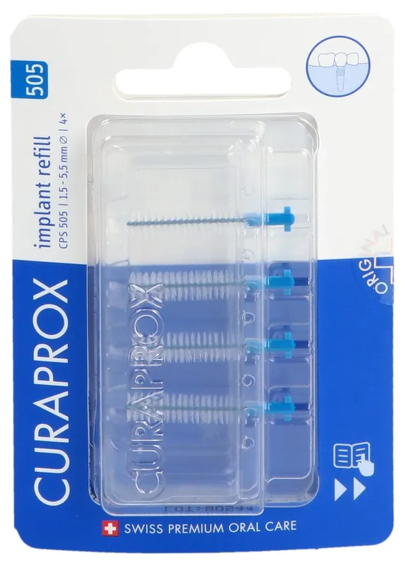 Begrenztes Angebot Curaprox Interdentalbürsten Implant CPS 505 (4 Stk.)