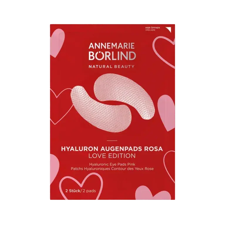 Zertifiziert BÖRLIND Hyaluron Augenpads rosa (6 x 2 Stück)
